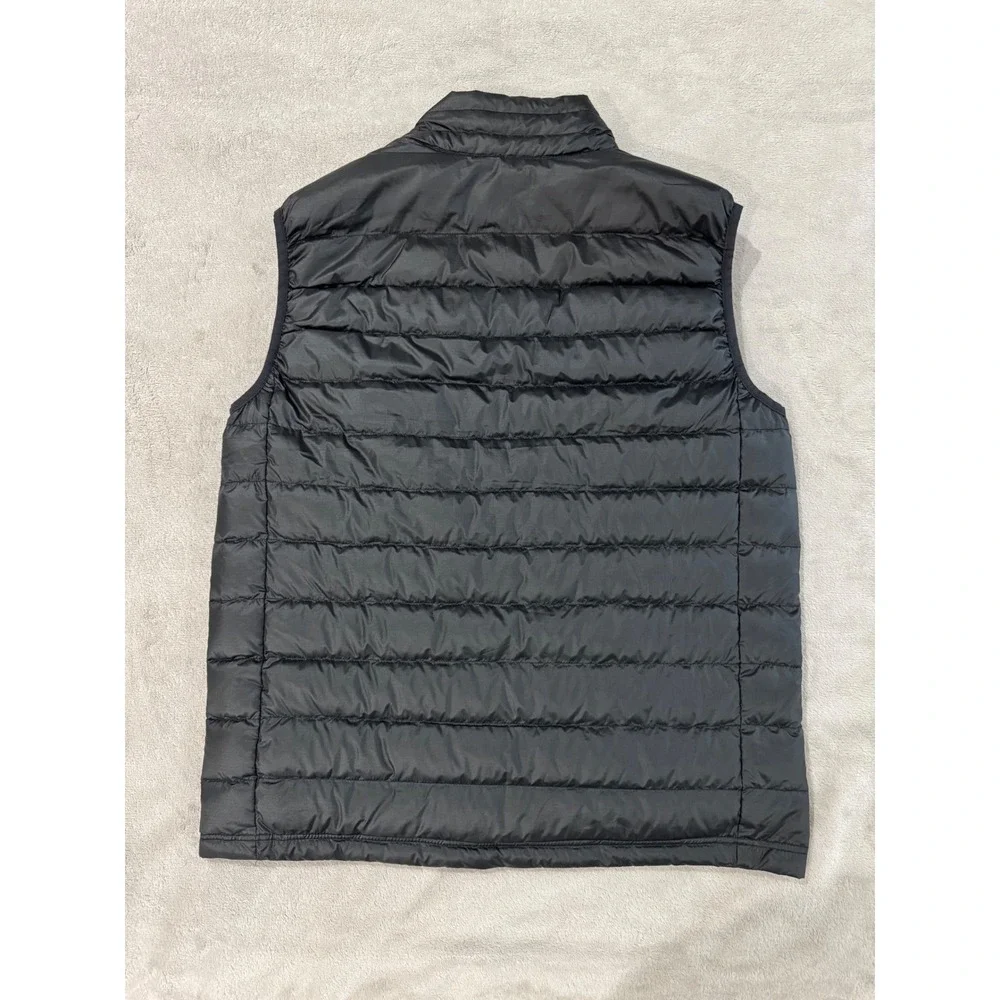 Quince Black Goose Down Puffer Vest Unisex Large Lightweight Quilted Gorpcore